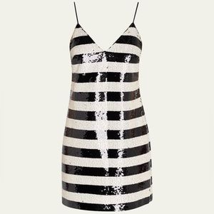 L’Agence Elora Sequin Mini Slip Dress